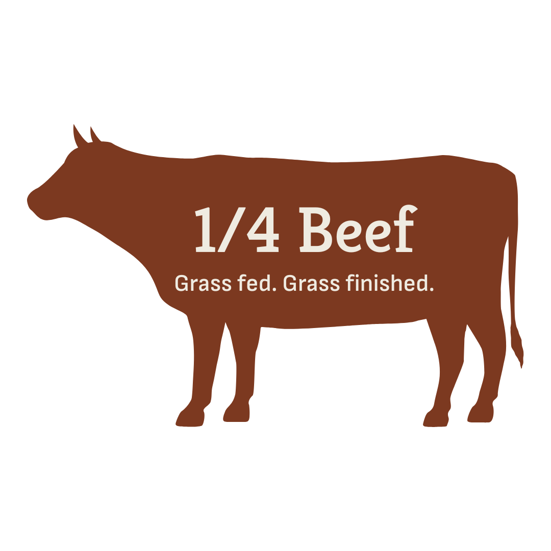 Quarter of Grassfed Beef -JUNE pick up