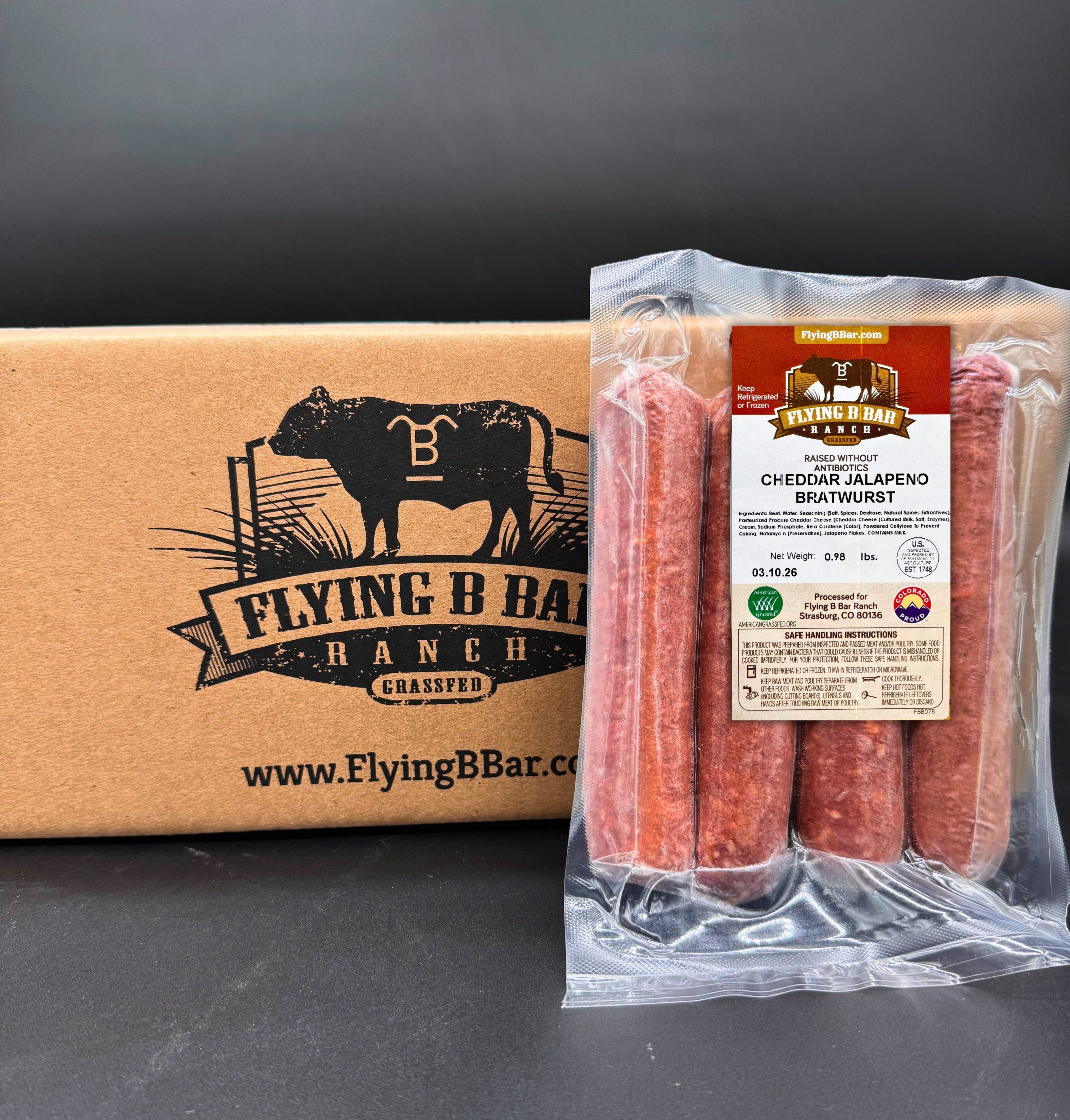 Beef Cheddar Jalapeño Sausages - NEW Product!