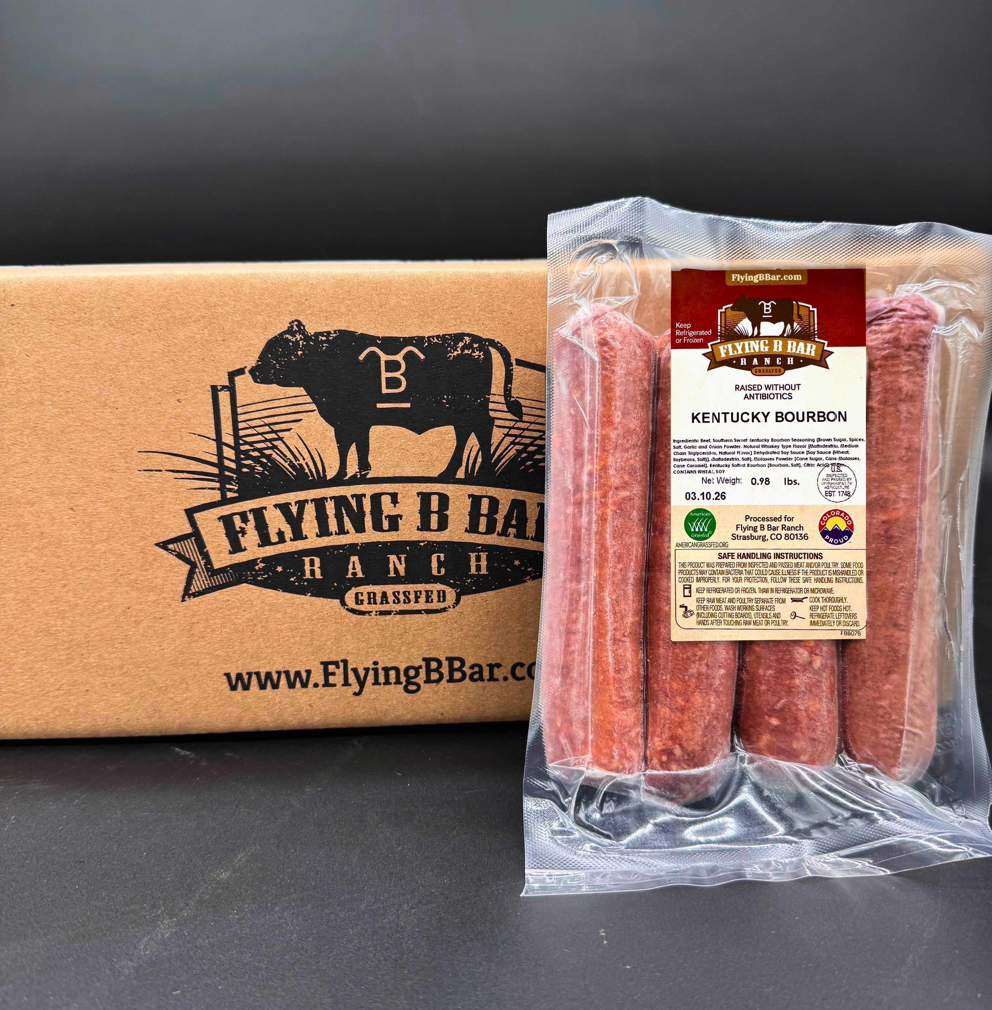 Beef Kentucky Bourbon Sausages - NEW Product!