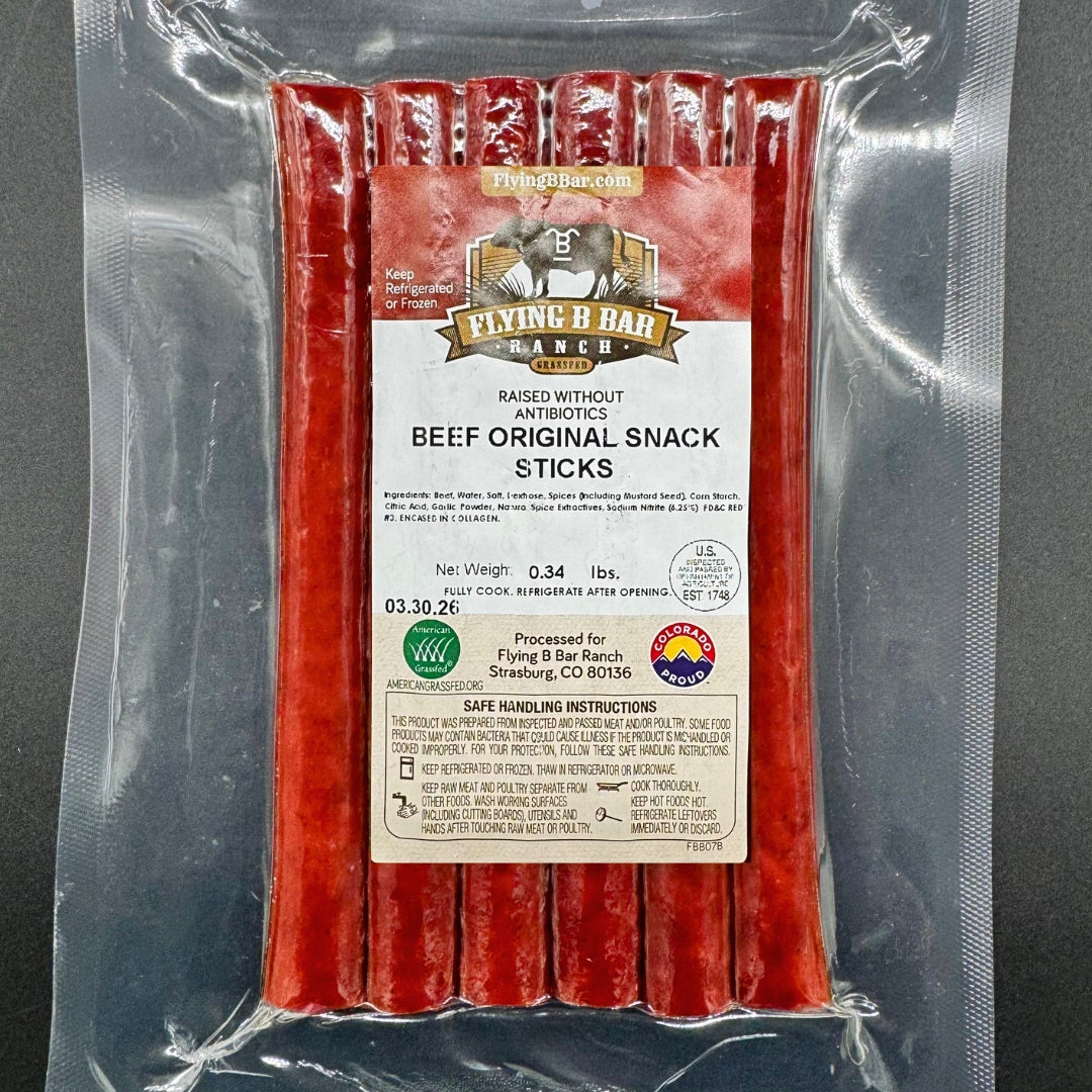 Beef Snack Sticks - NEW Product!