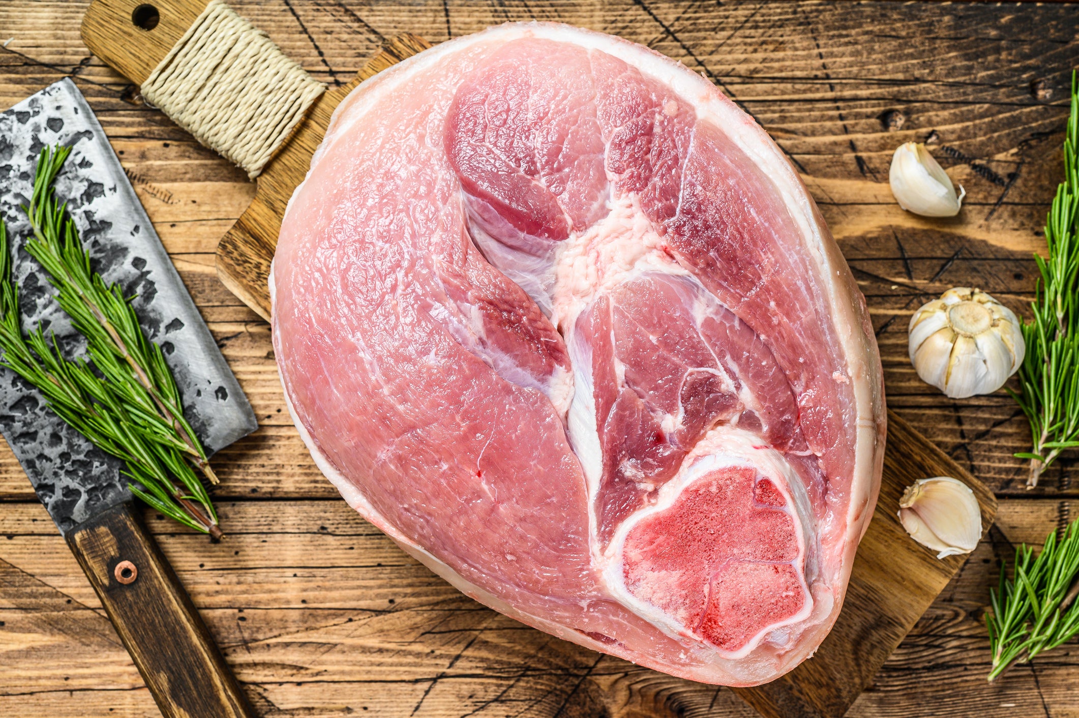 Fresh Pork Ham Steak
