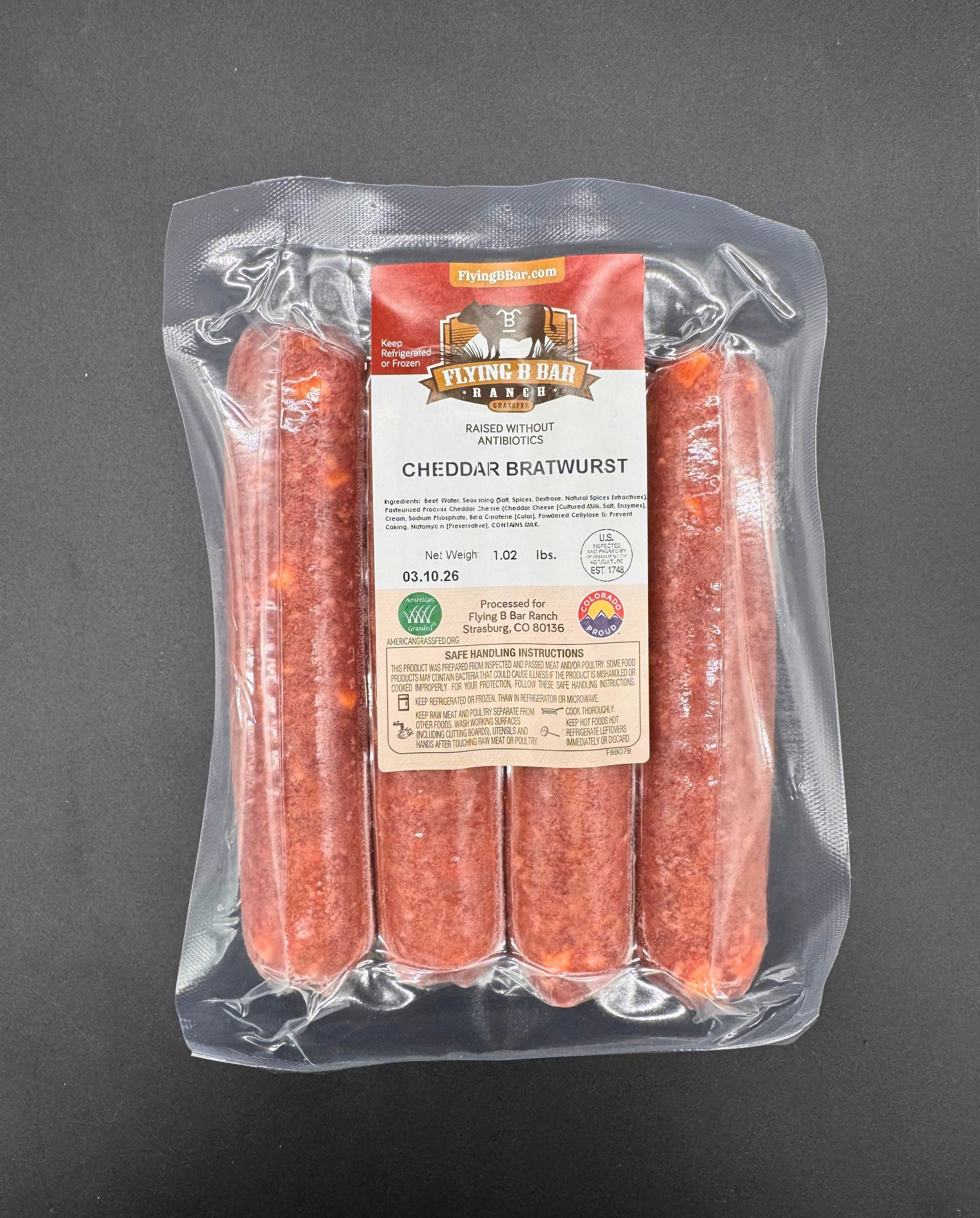 Beef Cheddar Sausages - NEW Product!