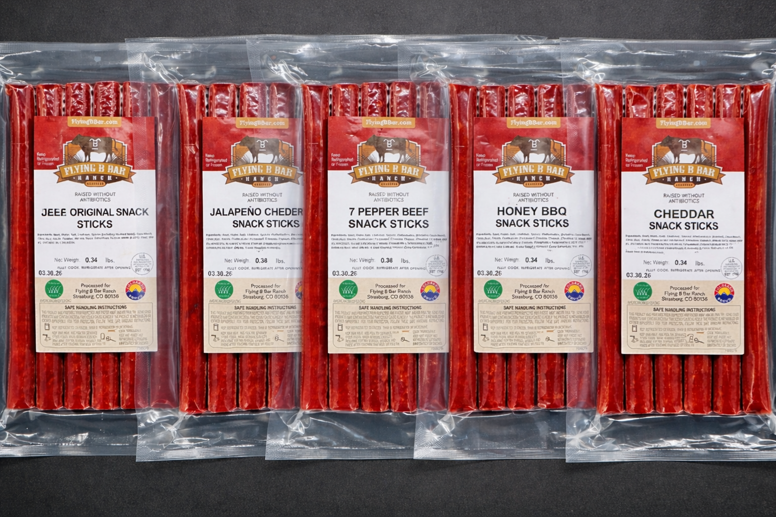 Beef Snack Sticks - NEW Product!