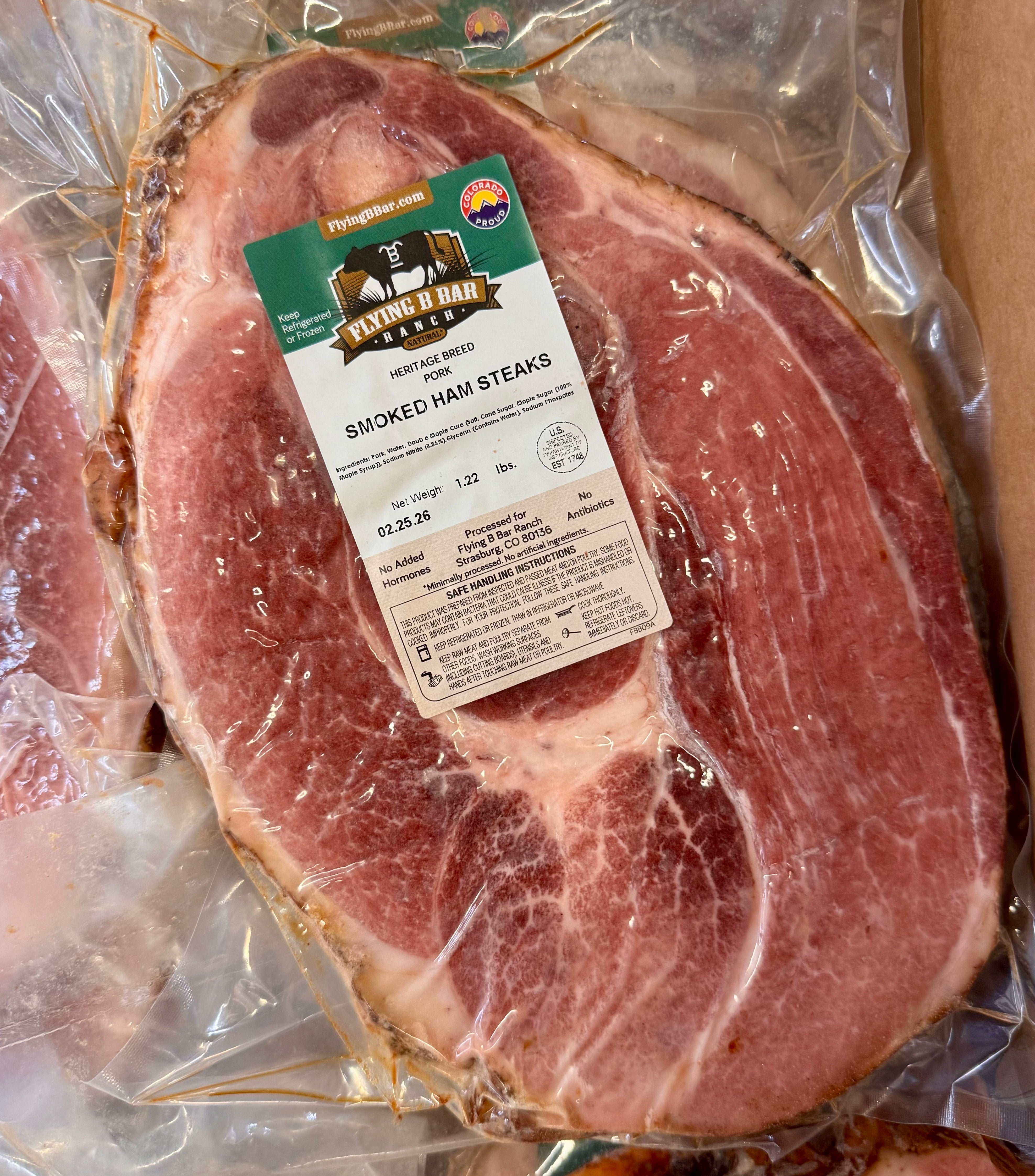 Cured & Smoked Ham Steak