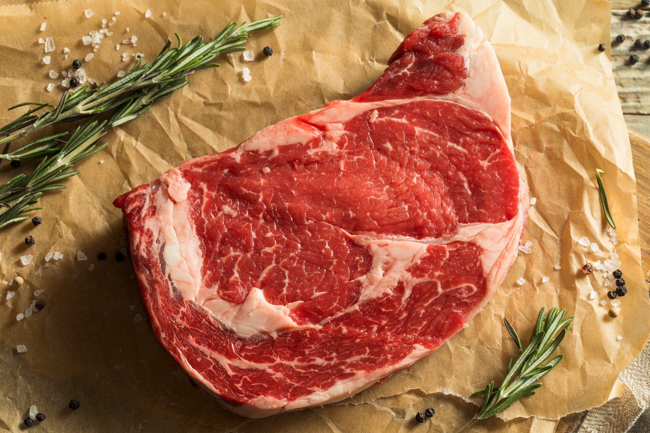 Breakfast Rib Eye Steak